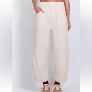ROUCHA Canvas Pace Pant in Ecru size CC (large/short)